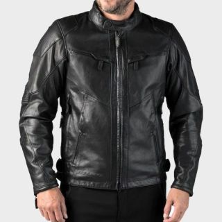 Mens FXRG Triple Vent System Waterproof Leather Jacket
