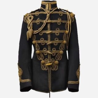 Mens Hussar Officer's Tunic Jacket For Military Formal Occasions