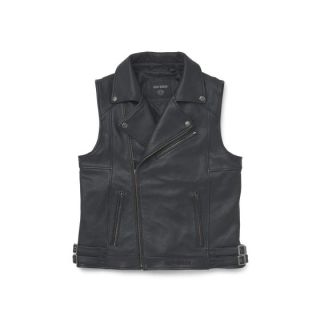 Mens Layton Leather Vest