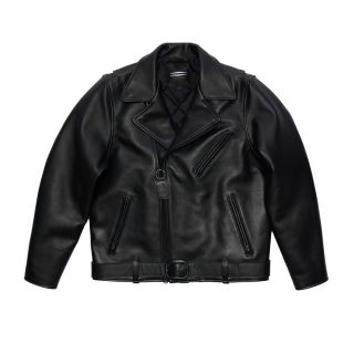 Mens Leather Classic Moto Jacket