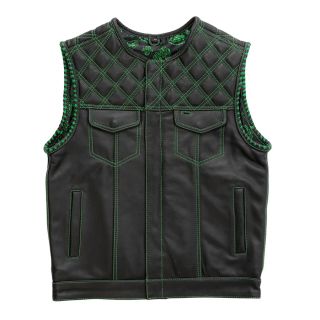 Mens Motorcycle Club Vest