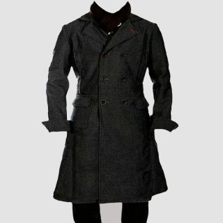 Mens Sherlock Holmes Benedict Wool Overcoat