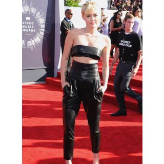 Miley Cyrus MTV Video Music Awards Leather Pants