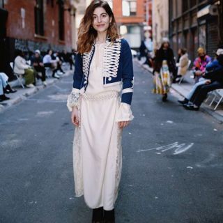 Military Medium Blue Wool Jacket