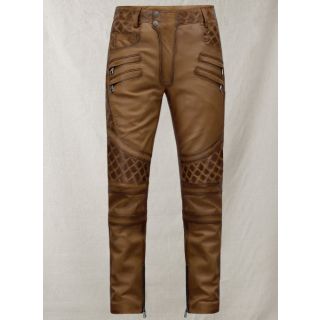 Outlaw Burnt Tan Leather Pants