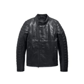 OZELLO PERFORATED LEATHER JACKET