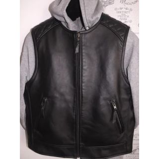 Patch Vest Mens Motorcycle Concealed Carry Biker Leather Vest