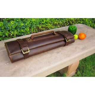 Personalized Leather Knife Roll