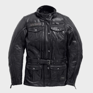 RICHARDS HARLEY DAVIDSON LEATHER JACKET