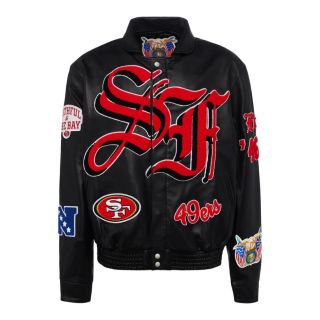 SAN FRANCISCO 49YEARS LEATHER JACKET