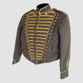 Steampunk SDL Military Jacket Army Green