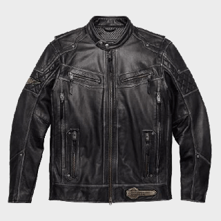 TIFTON HARLEY DAVIDSON LEATHER JACKET