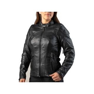 TRIPLE VENT SYSTEM WATERPROOF LEATHER JACKET