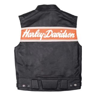 HARLEY DAVIDSON CUSTOMIZED LEATHER VEST