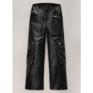 Urban Explorer Leather Cargo Pants