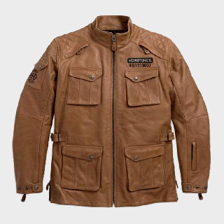 WHEELER WATERPROOF HARLEY DAVIDSON LEATHER JACKET