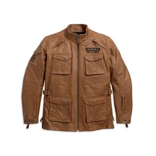 Wheeler Waterproof  Leather Jacket