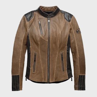 Women's H-D Triple Vent System Gallun Leather Jacket