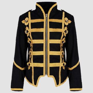 Womens Military Drummer Marching Band Parade Jacket