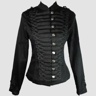 Womens Steampunk Gothic Parade Jacket