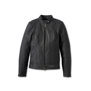 Womens 120th Anniversary Revelry Leather Jacket