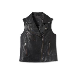 Womens Eclipse Leather Vest