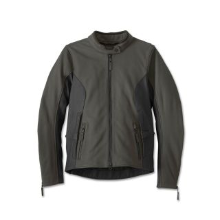 Womens Gallun 2.0 H-D Triple Vent System Leather Riding Jacket