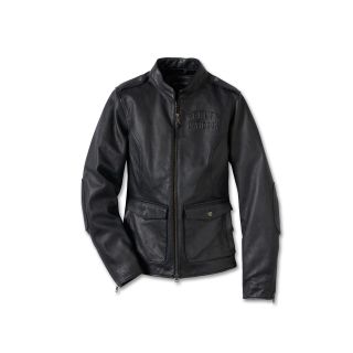 Womens Harley-Davidson Layering System Captains Leather Jacket