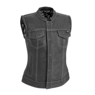 Womens Motorcycle Club Vest