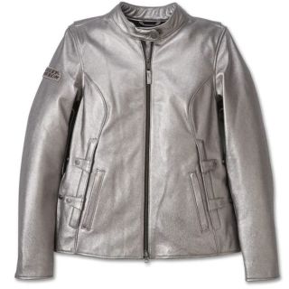 Women's Paradigm Triple Vent System 2.0 Leather Riding Jacket - Gun Metal