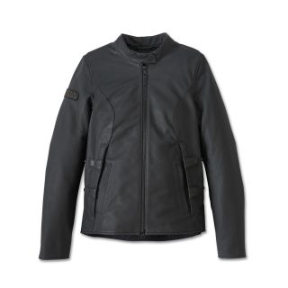 Womens Paradigm Triple Vent System 2.0 Leather Riding Jacket - Black Beauty