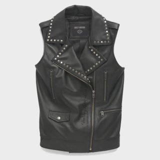Womens Parker Harley Davidson Leather Vest
