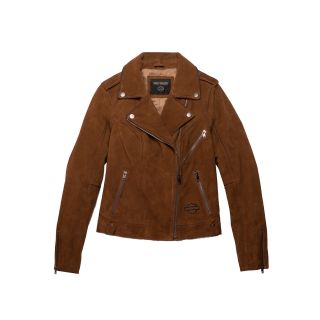 Womens Transcendent Distressed Leather Jacket